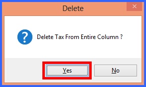 fmcg setup item taxes grid mode 4